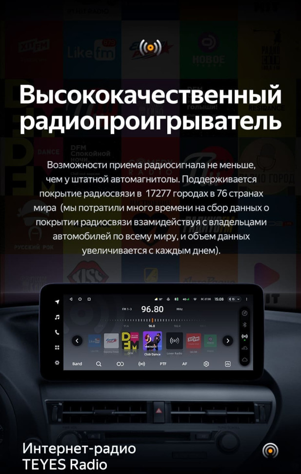 Штатная магнитола Teyes LUX ONE 360 6/128 Lexus ES ES200 ES250 ES300h ES350 XV60 VI 6 (2012-2018) Тип-A