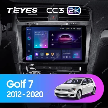 Штатная магнитола Teyes CC3 2K 360 6/128 Volkswagen Golf 7 MK7 (2012-2020) F2