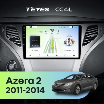 Штатная магнитола Teyes CC4L 6/64 с DTS Hyundai Azera 2 (2011-2014) F1