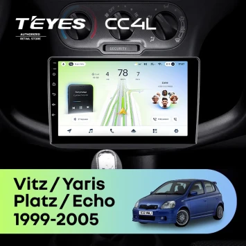 Штатная магнитола Teyes CC4L 6/64 с DTS Toyota Yaris (1999-2005) F1