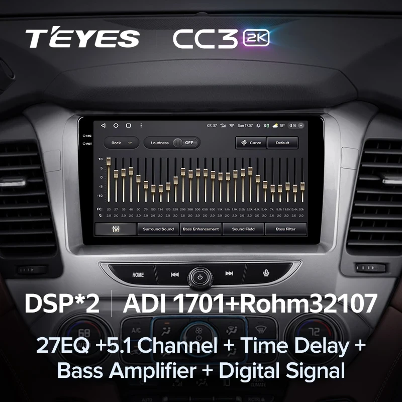 Штатная магнитола Teyes CC3 2K 4/32 Chevrolet Suburban GMT K2YC (2014-2020)