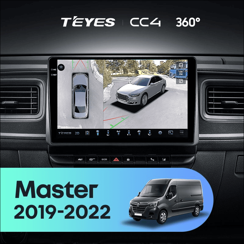 Штатная магнитола Teyes CC4 360 6/64 Renault Master (2019-2022)