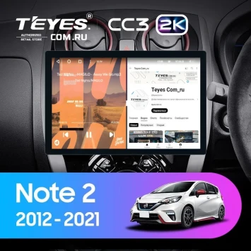 Штатная магнитола Teyes CC3 2K 4/32 Nissan Note 2 E12 (2012-2021) (11")