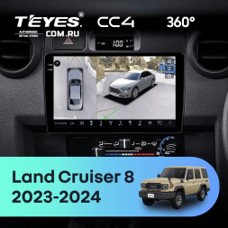 Штатная магнитола Teyes CC4 360 8/128 Toyota Land Cruiser 8 J70 70 (2023-2024)