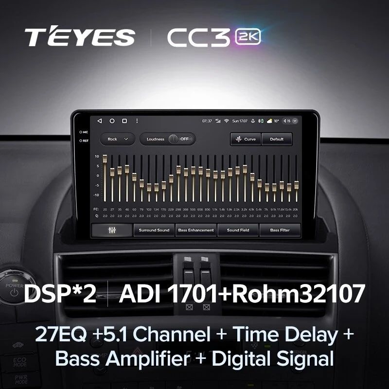 Штатная магнитола Teyes CC3 2K 360 6/128 Lexus HS250H F10 (2009-2012)