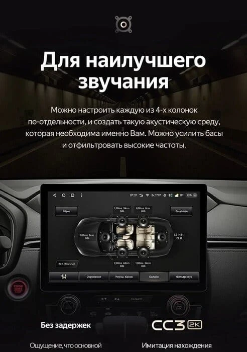 Штатная магнитола Teyes CC3 2K 6/128 Ford Escape (2000-2007) (11")
