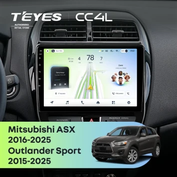 Штатная магнитола Teyes CC4L 4/64 Mitsubishi ASX (2016-2026) F2