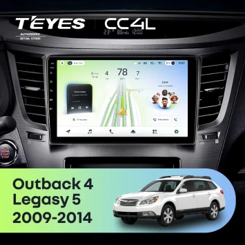 Штатная магнитола Teyes CC4L 4/64 Subaru Legacy 5 (2009-2014)