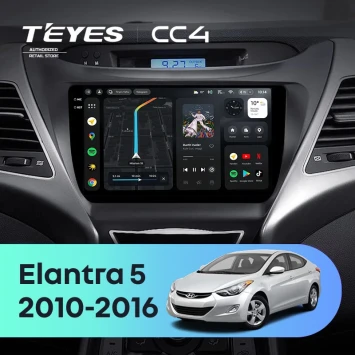 Штатная магнитола Teyes CC4 6/64 Hyundai Elantra 5 JK GD MD UD (2010-2016) F2
