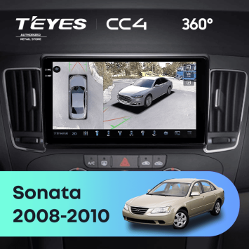 Штатная магнитола Teyes CC4 360 6/64 Hyundai Sonata NF (2008-2010) F2
